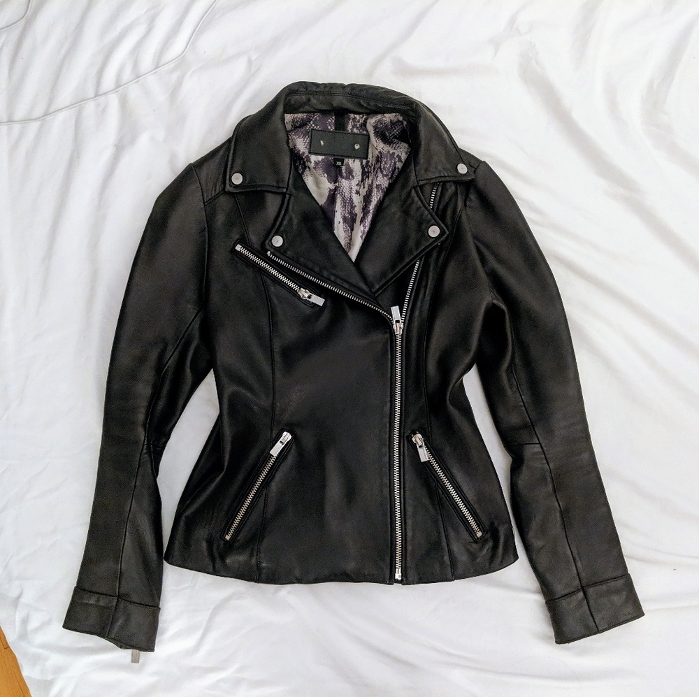 Wilsons Leather Jacket, Black, XS